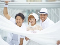 左からもりちぃ（森田桂介さん）、のんたん（並木のり子さん）、たくまん（和田琢磨さん）