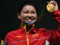 リオ五輪での中国金メダル第1号は、女子10ｍエアピストルの張夢雪（チャン・モンシュエ）選手