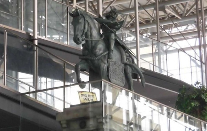 「戦国BASARA」伊達政宗像（画像提供：白石市市民経済部まちづくり推進課）