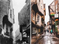 思い出の場所の今と昔を比較した、ビフォア・アフター写真