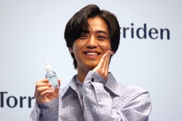 「太陽とは友達」髙橋海人が明かす“らしさ全開”の日焼けケアとは？　「トリデン」アンバサダー発表会レポ