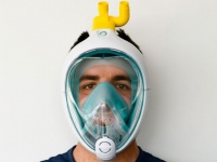 シュノーケルマスクを3Dプリンター製バルブで人工呼吸器に接続しCPAPマスクに変換する技術開発に成功（イタリア）