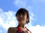 最強ボディ！ 熊田曜子の“キティちゃんビキニ”がエロかわいい