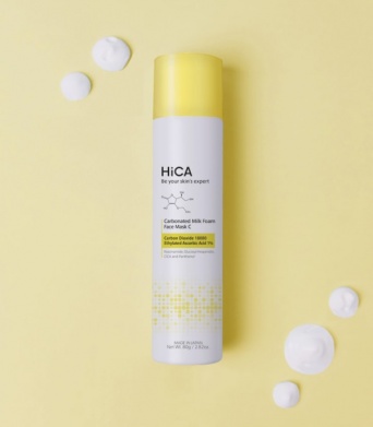 【HiCA】ビタミンC配合の泡で手軽に“朝Cケア”！　高濃度炭酸パックが登場