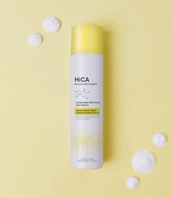 【HiCA】ビタミンC配合の泡で手軽に“朝Cケア”！　高濃度炭酸パックが登場