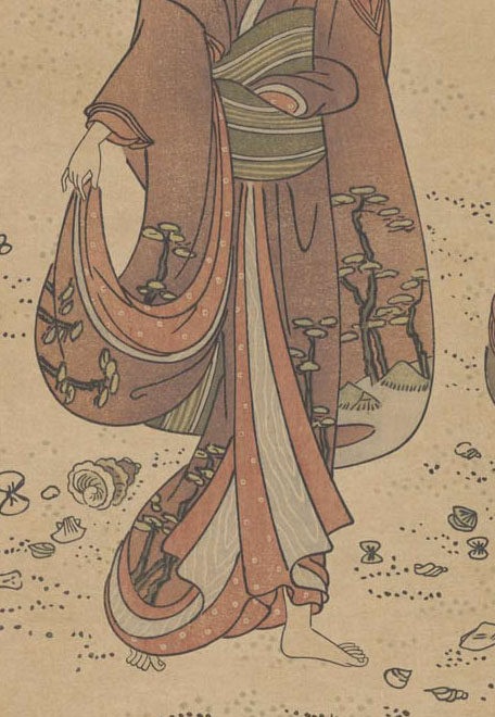 風俗四季哥仙　三月（部分）