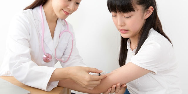 中学生のインフルエンザ予防接種