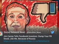 ジム・キャリーがFacebookにブーイング！アカウント削除を呼びかける