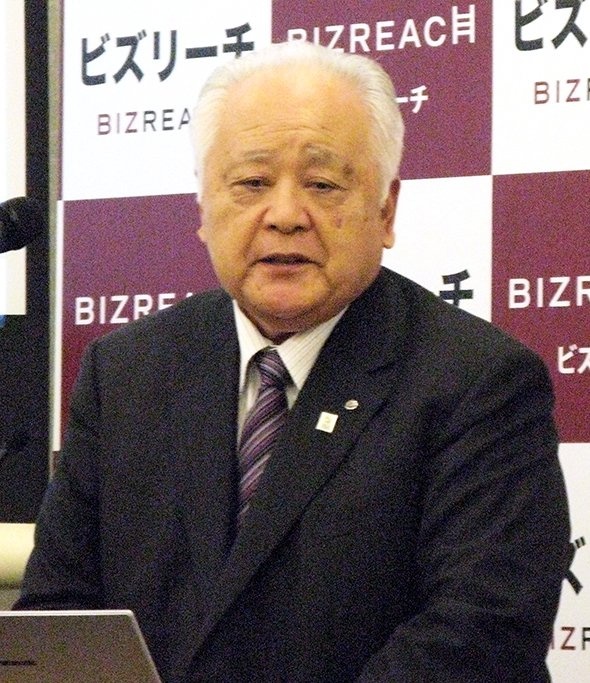 山内道雄海士町長（写真は編集部撮影）
