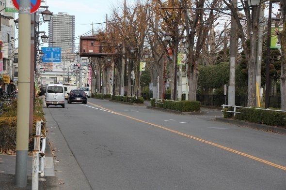 現金輸送車が走ってきた国分寺街道