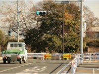 柴又街道を直進した先にあるT字路（Jタウンネット編集部撮影、以下同）