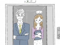 沈黙はOK？　エレベーターで上司に会ったときのマナー