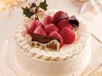 「苺のクリスマスケーキ」