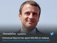 エマニュエル・マクロン仏大統領、就任以来メイクにかけた費用は驚異の約340万円
