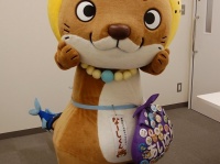 ゆるキャラグランプリ2017で10位入賞の「なーしくん」（愛媛県愛南町提供）