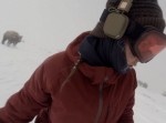 【恐怖！？】白馬でボード中、真っ白な世界に映るはずのないモノが！？　逃げろー！