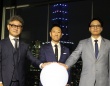 東京タワーが東通グループカラーにライトアップ！　地方都市への事業展開を発表