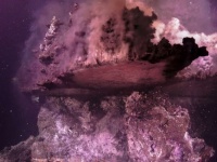 深海2000メートルの熱水噴出孔で形成されていたのは、多様な生物に覆われた鏡のような鉱物の塔（メキシコ）