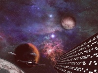 月と地球をつなぐ宇宙エレベーター構想。月からエレベーターを垂らすことで既存の技術で実現可能と宇宙物理学者