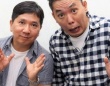 爆笑問題の田中裕二（左）、太田光（右）