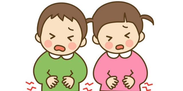 下痢の子ども