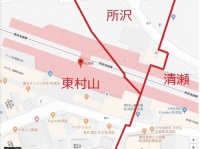 秋津駅（Googleマップより編集部作成）