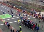 アメリカのマラソン大会の“道路封鎖方法”が画期的！