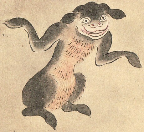 佐脇嵩之『百怪図巻』より「山びこ」（Wikipediaより）