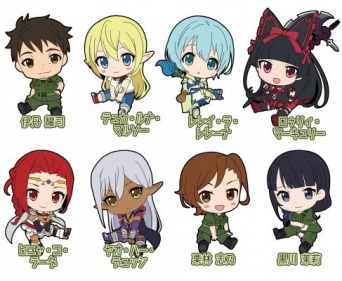 ぺたん娘トレーディングラバーストラップ