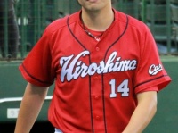 大瀬良選手（Sakuraikubukiさん撮影、Wikimedia Commmonsより）