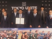 『TOKYO UNITE』参加チーム・団体代表者13名、東京都・小池百合子知事、スポーツ庁・室伏広治長官