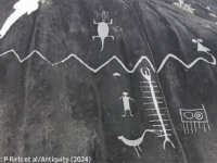 43mの大蛇など古代の巨大な岩絵は、南米先住民の縄張りを示していたかもしれない