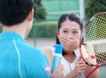 錦織圭が背後から現れて…　美女のリアクションは？
