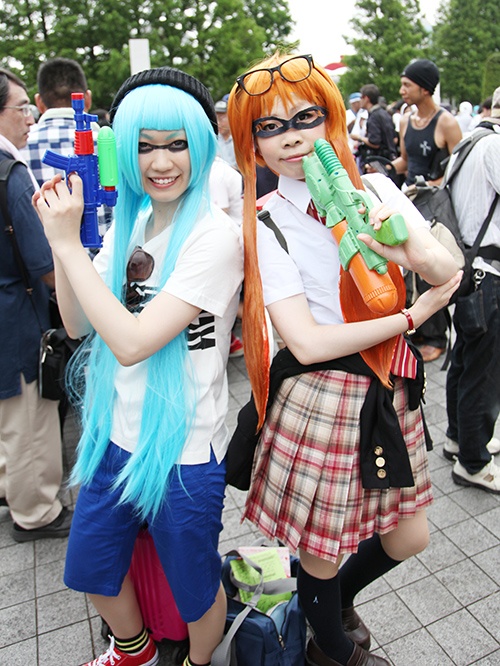 Splatoon／がびーさん（左）、もりかさん（右）