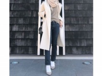 ボーイッシュなリジットデニムは、高めヒールで仕上げる　＃東京365日コーデ