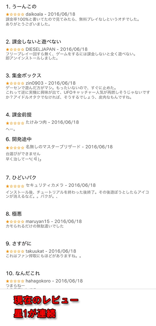 レビューのさくら疑惑