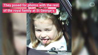 ロイヤル・ウェディングで愛らしくおどけるシャーロット王女に世界が注目！