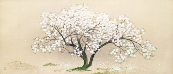 「入相桜」小林古径