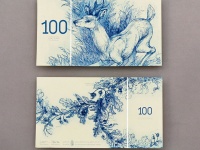 学生考案「使いたくない」ほどキレイでかわいい紙幣デザイン「偽造防止に動物の骨格が見える」