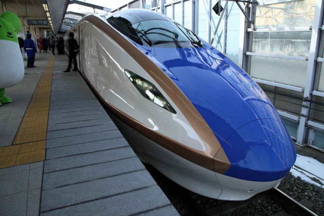 北陸新幹線(2015年2月撮影)