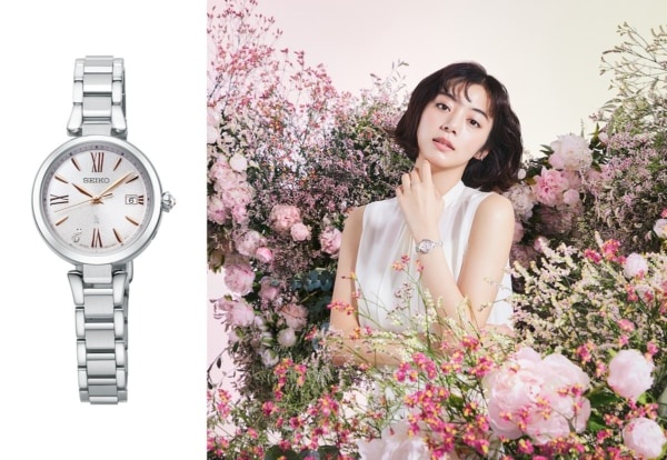 お仕事中の手元を華やかに。セイコー ルキア、みずみずしく開花する花がモチーフの新デザイン登場