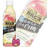 カルピス フルーツパーラー なめらか完熟白桃 500mlPET×24本入