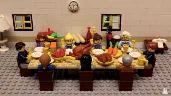 【ほっこり】レゴで表現したサンクスギビング、地味だけどジワジワ心があたたまる