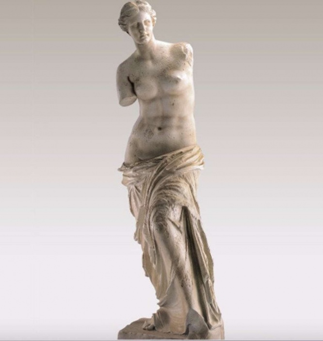 「ミロのビーナス」(ルーブル彫刻美術館ウェブサイトより)