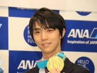 羽生結弦選手（2018年2月撮影）