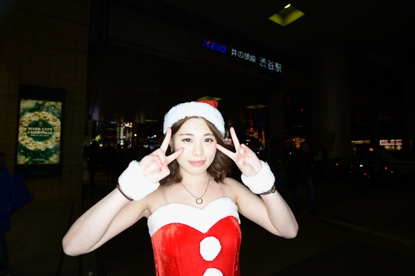 2015年クリスマスのサンタコスプレのギャル写真まとめ4