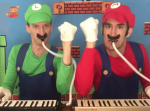 今回はスーパーマリオメドレー！ ピアニカで演奏する2人組ユニット“Melodica Men”。