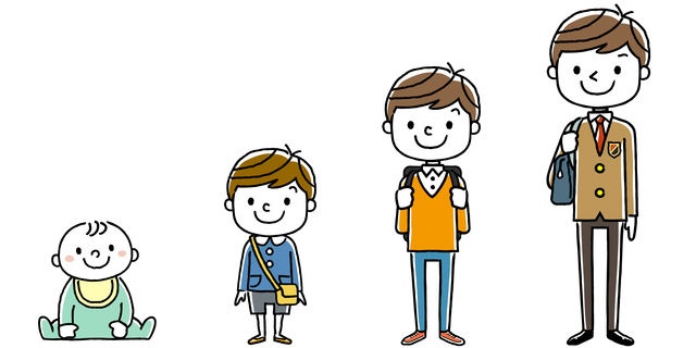 男の子の成長