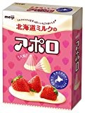 明治  北海道ミルクの大粒アポロ  48g×10箱