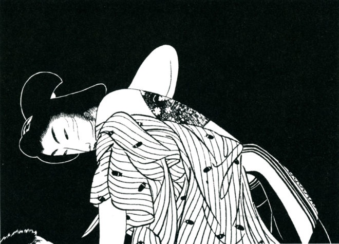 お傳地獄 画：小村雪岱 出典：600dpiパブリックドメイン美術館